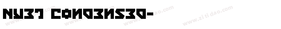 Nyet Condensed字体转换